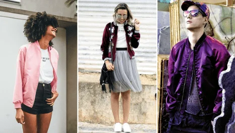 Como usar jaqueta bomber?