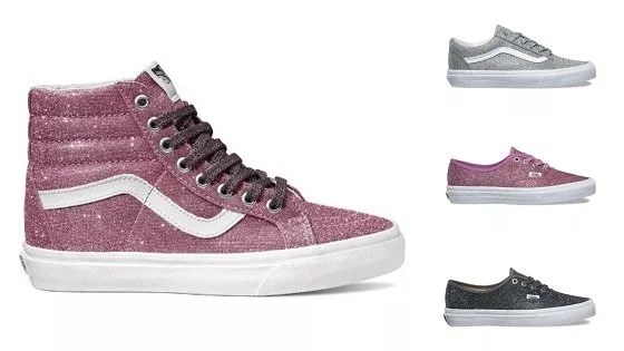 Uhul! Novos tênis da Vans com glitter chegaram ao Brasil