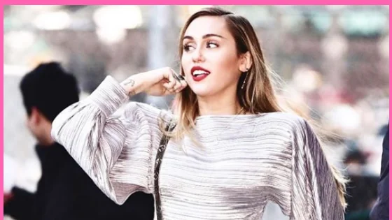 Miley Cyrus canta "No Tears Left To Cry" no Live Lounge