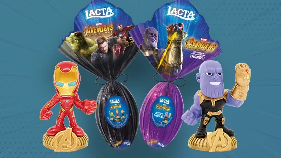 Os Vingadores vão ser brindes de ovos de Páscoa desse ano!