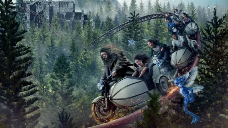 Já temos a primeira foto da nova montanha-russa do Harry Potter!
