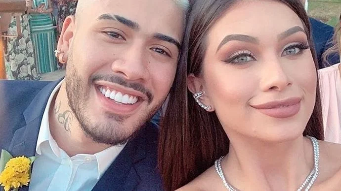 Kevinho e Flávia Pavanelli roubam a cena na festa de casamento de Carlinhos Maia