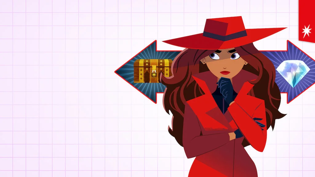 Animação interativa ‘Carmen Sandiego: Roubar ou Não, Eis a Questão’ é muito divertida