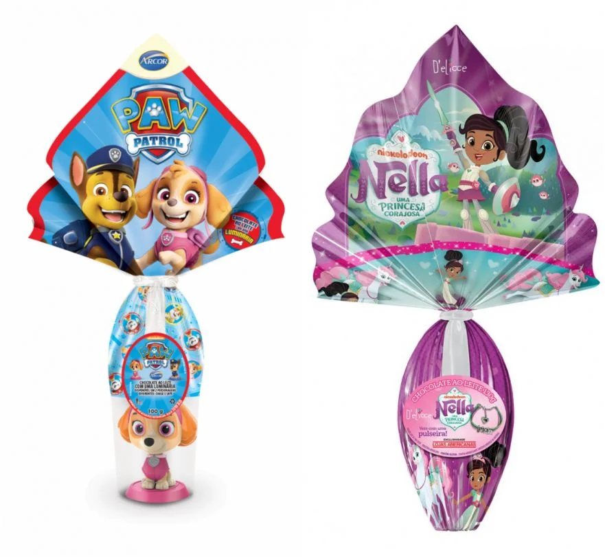 Patrulha Canina, Garfield, Nella: Conheça os ovos de Páscoa da Nickelodeon