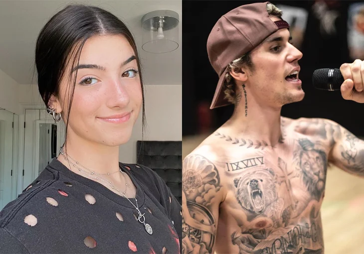 Charli D’Amelio tem reação super fofa ao receber mensagem do Justin Bieber