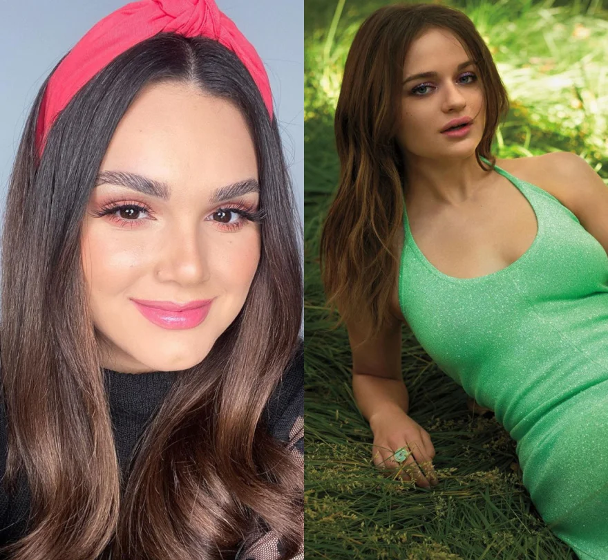 Letícia Gomes surta ao ser notada por Joey King após make se transformando em Elle Evans