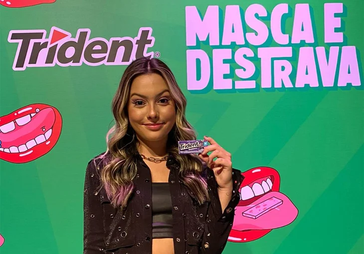 Juju Franco se junta com Duda Sakamoto para o game Trava ou Destrava, oferecido por Trident!