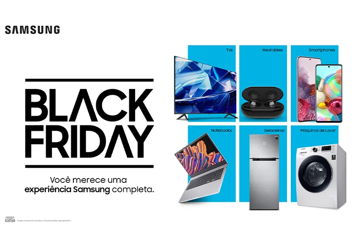 Black Friday: Samsung prepara promoções incríveis para a melhor sexta-feira do ano! Confira