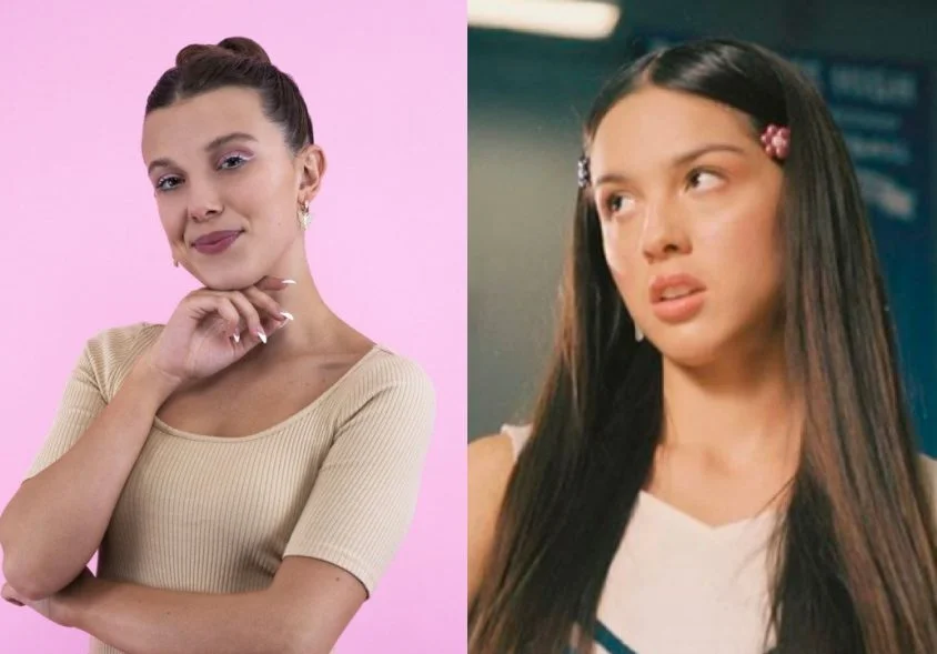Gente como a gente! Millie Bobby Brown surta ao ser notada por Olivia Rodrigo