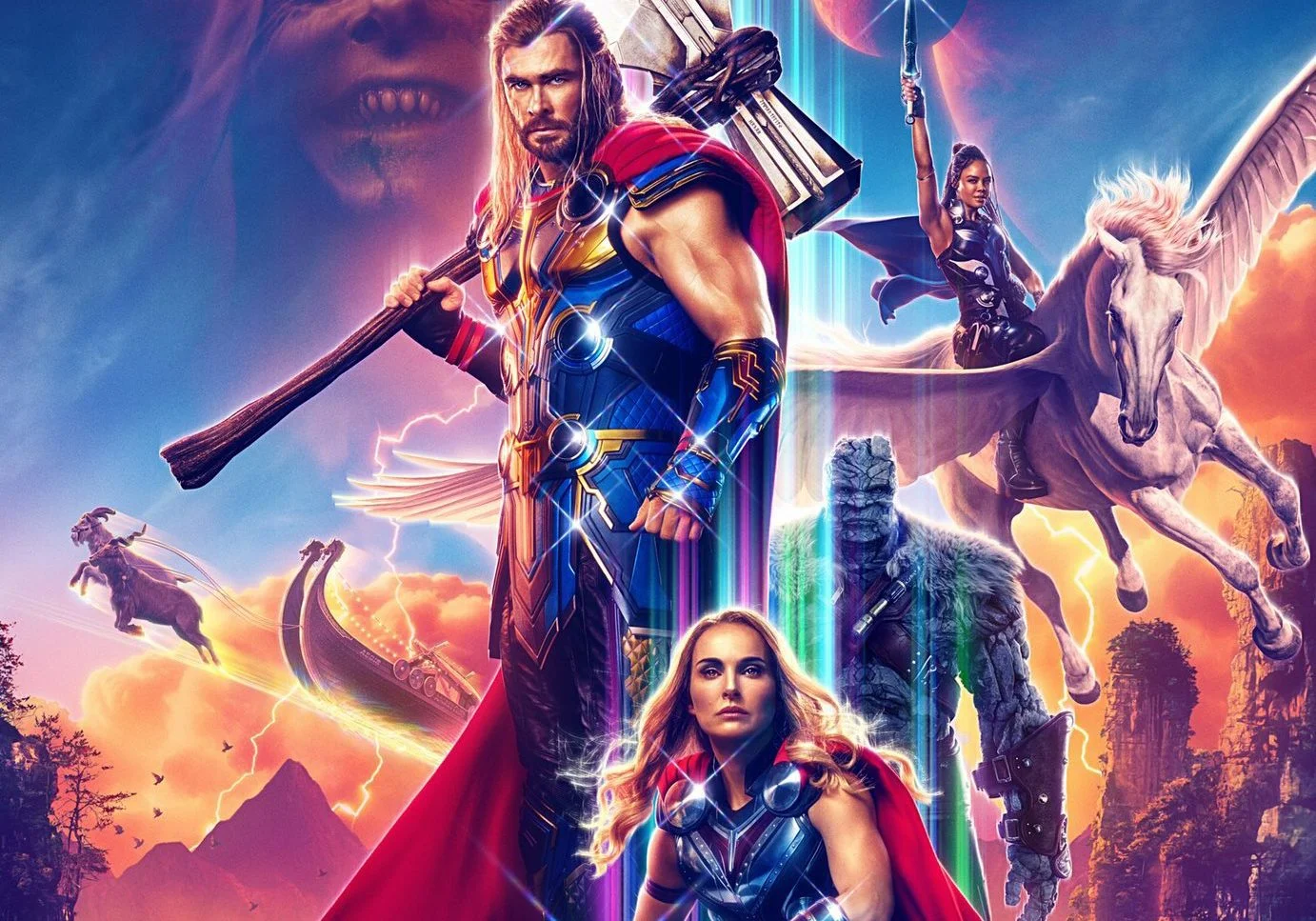 ‘Thor: Amor e Trovão’: Time de heróis é apresentado com cenas inéditas em novo teaser