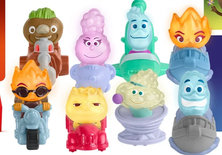 ‘Elementos’: McLanche Feliz traz miniaturas do novo filme da Disney e Pixar