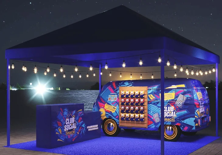 Club Social Snack marcou o The Town com três estandes imersivos