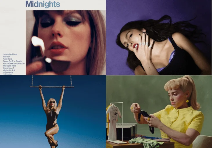 Billie Eilish, Olivia Rodrigo e Taylor Swift lideram as indicações do Grammy 2024