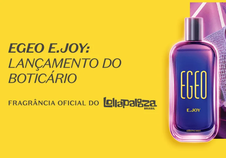 Conheça o Egeo E.Joy, fragrância oficial do Lollapalooza 2024
