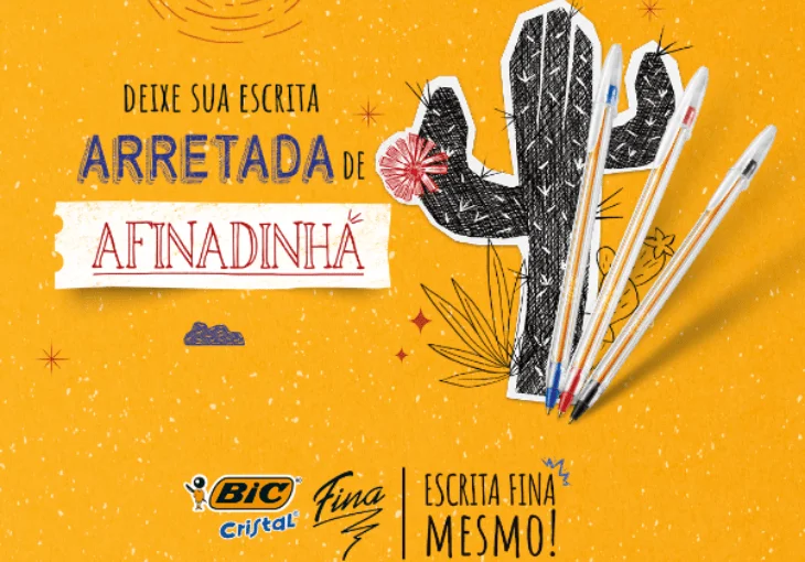‘Afinadinha’: Bic cria campanha com foco no público das regiões Norte e Nordeste