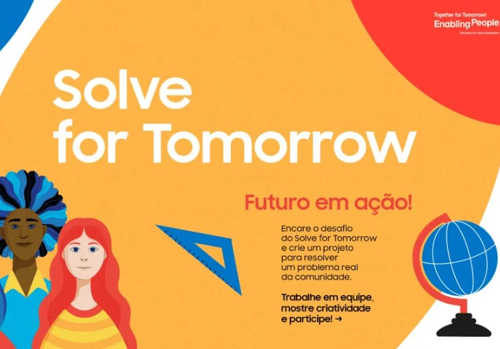 ‘Solve For Tomorrow Brasil’: Samsung abre inscrições para alunos e professores do ensino médio da rede pública
