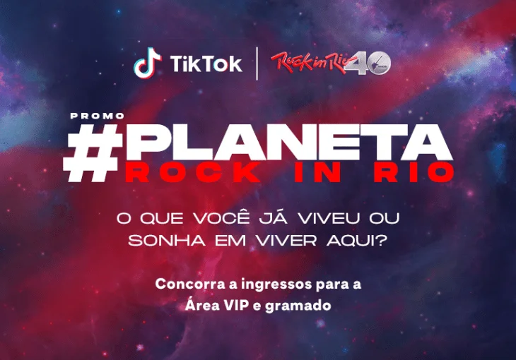 Rock in Rio 2024: Confira a promoção #PlanetaRockinRio, em parceria com TikTok