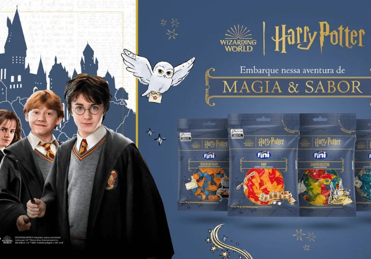 Fini Lança Linha de Balas de Gelatina Exclusiva de Harry Potter no Brasil