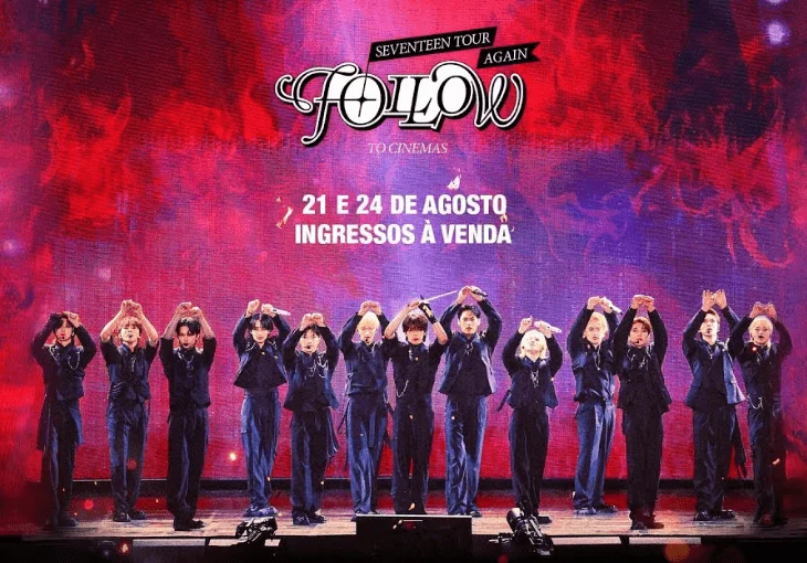 ‘SEVENTEEN TOUR FOLLOW AGAIN TO CINEMAS’: Uma experiência do show!