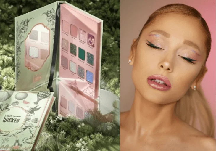 Ariana Grande lança coleção de maquiagens inspirada em ‘Wicked’
