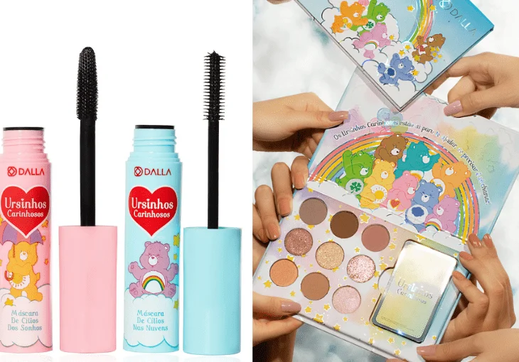 Ursinhos Carinhosos viram tema de nova linha de maquiagem da Dalla