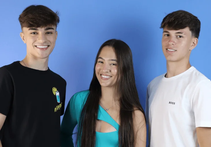 Eduardo Petenon, Julia Pimentel e João Pedro Claros falam sobre amizade e futuro na internet