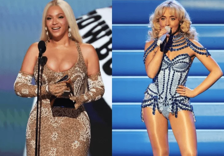 Sabrina Carpenter e Beyoncé brilham no Grammy 2025