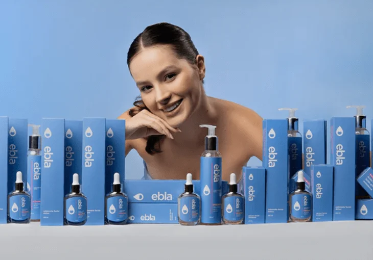 Bela Fernandes estreia no universo do skincare com a marca Ebla Skincare