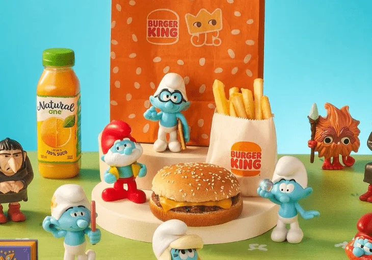 Burger King monta uma coleção exclusiva do filme ‘Smurfs’