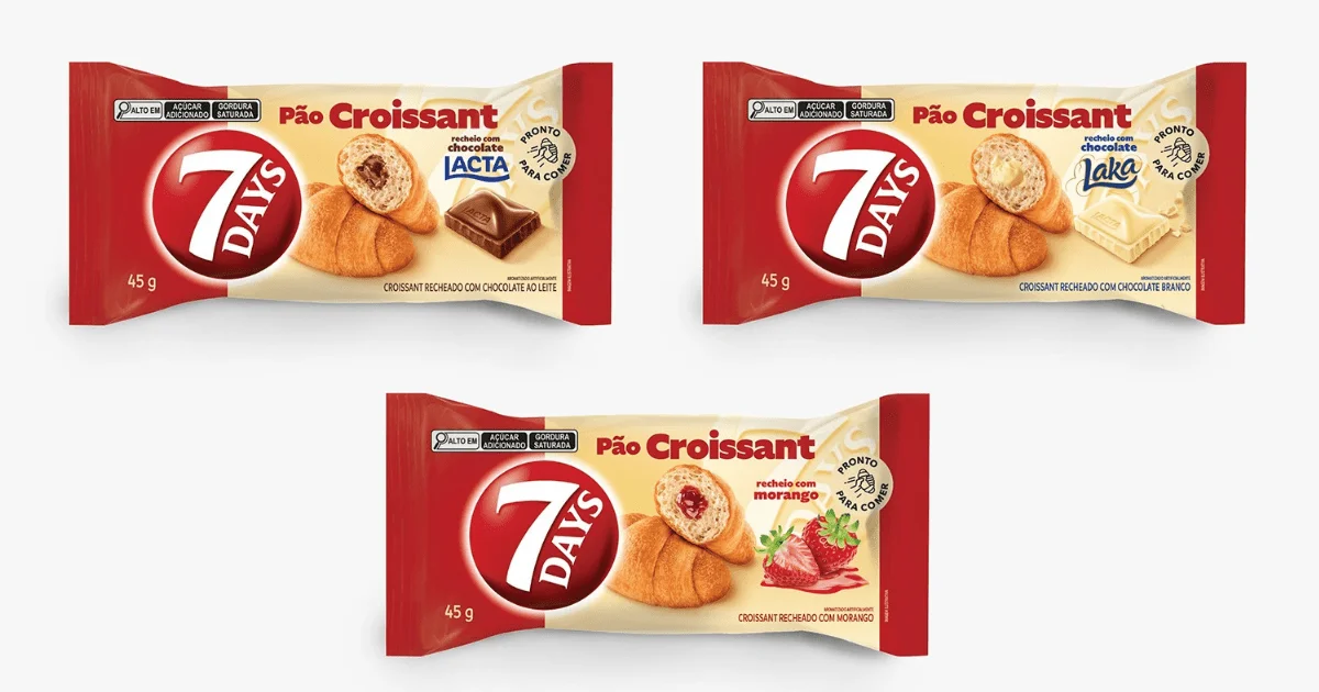 7Days chega ao Brasil: croissant pronto para comer é a nova aposta da Mondelēz