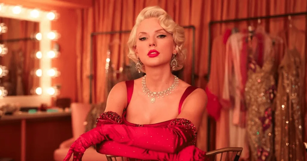 Gravação do videoclipe de “The Fate of Ophelia” — Foto:Instagram @taylorswift