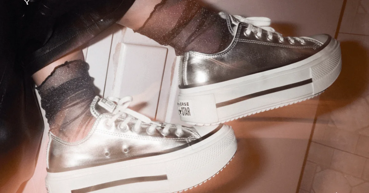 Converse Shine Collection traz releitura glam dos Chucks com glitter e metalizado