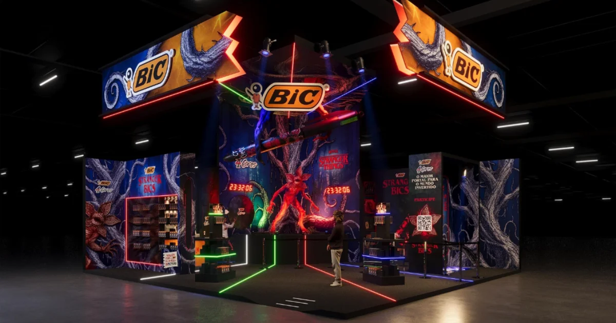 Mundo invertido ou realidade? O estande da BIC que parou a CCXP25 e deixou todo mundo querendo mais