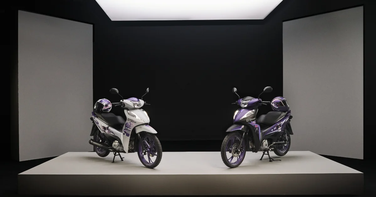 A moto mais aesthetic da história? Honda Motos estreia na CCXP25 com collab inédita da Kuromi