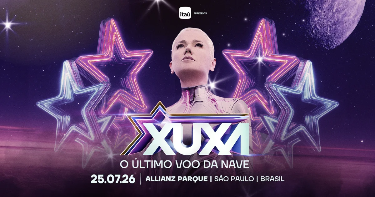 Atenção, baixinhos e altinhos! Xuxa abre vendas para a turnê de despedida ‘O Último Voo da Nave’