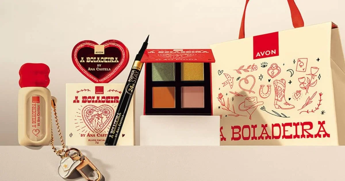 Coleção A Boiadeira: Ana Castela estrela collab de maquiagem com a Avon