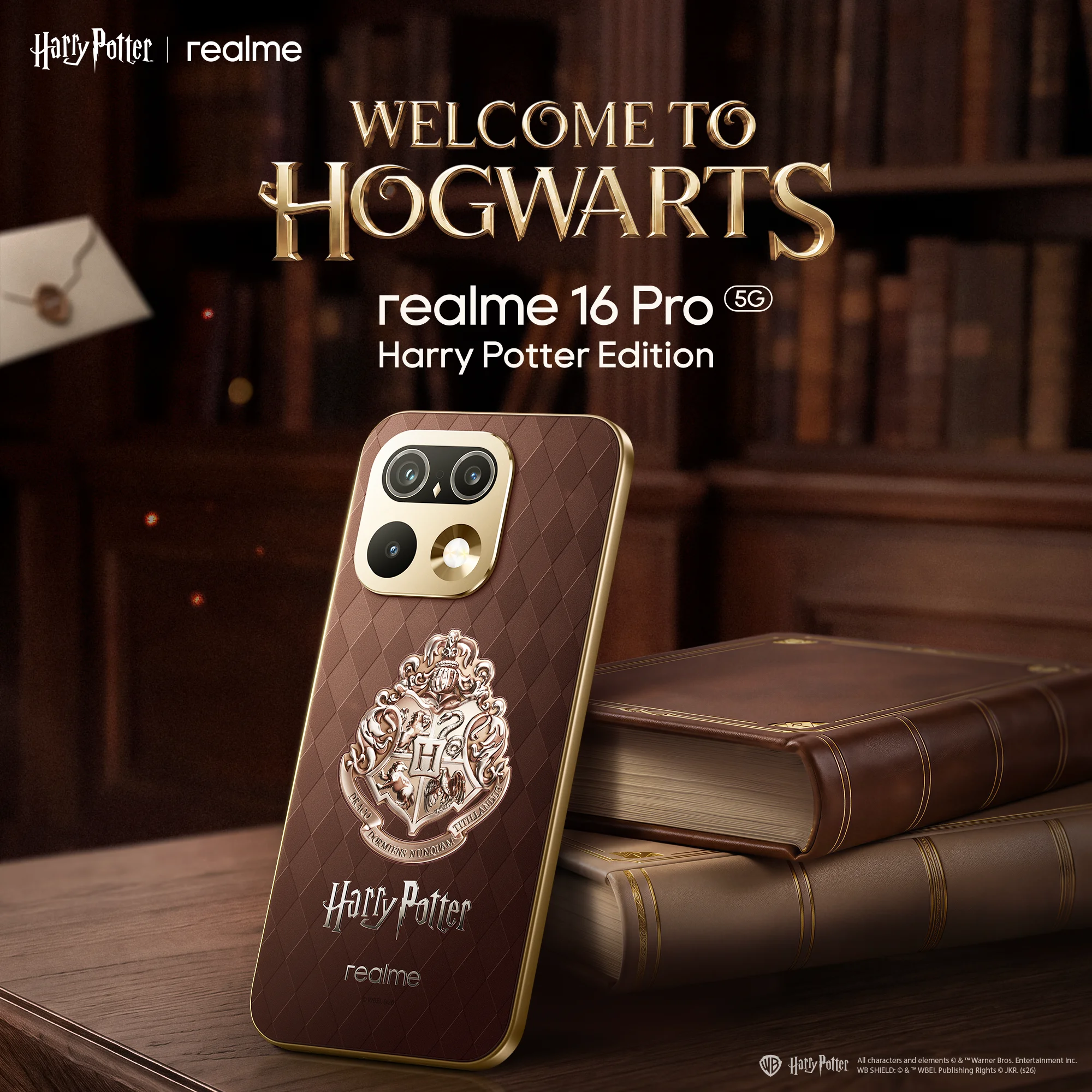 realme lança celular de Harry Potter que muda de cor no sol