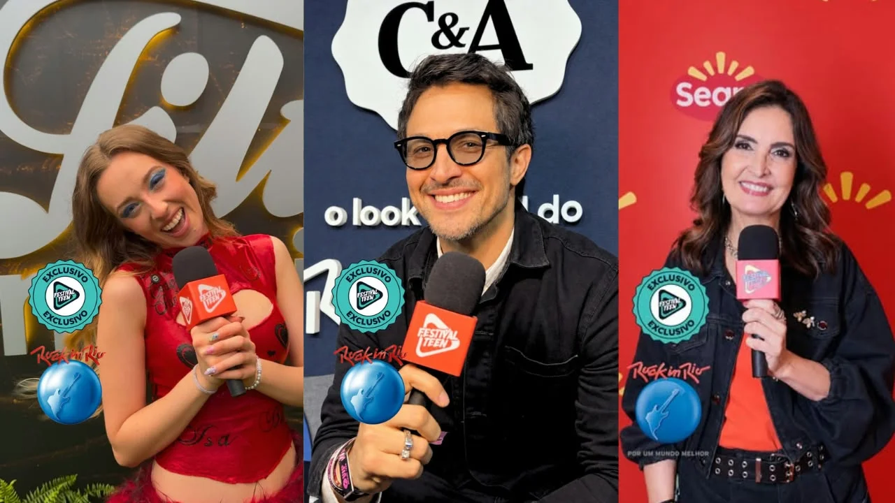 Do Rock in Rio para o feed: veja as celebridades queconversaram com o FT no festival