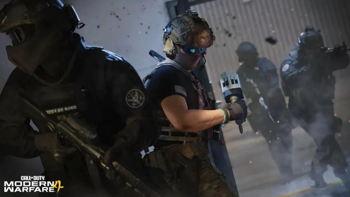Operadores com visual personalizado em Call of Duty: Modern Warfare 4