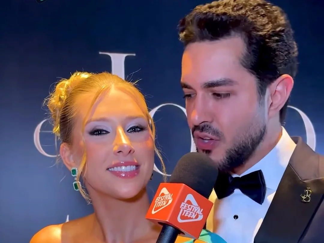 Cela Lopes e Jo&atilde;o Brasio em entrevista exclusiva ao Festival Teen na festa de anivers&aacute;rio do casal
