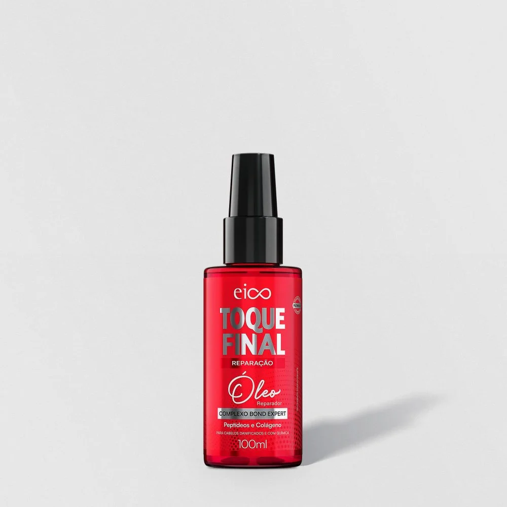 Óleo capilar Toque Final Reparação, da Eico, de 100 ml