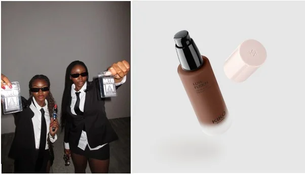 Look de MIB Homens de Preto e a base Love Fusion da KIKO Milano