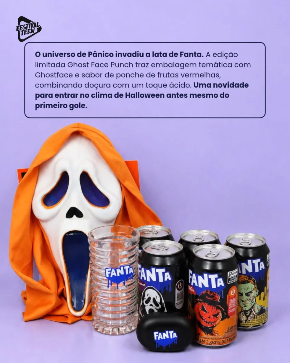 Fanta Ghost Face Punch, edi&ccedil;&atilde;o limitada de Halloween