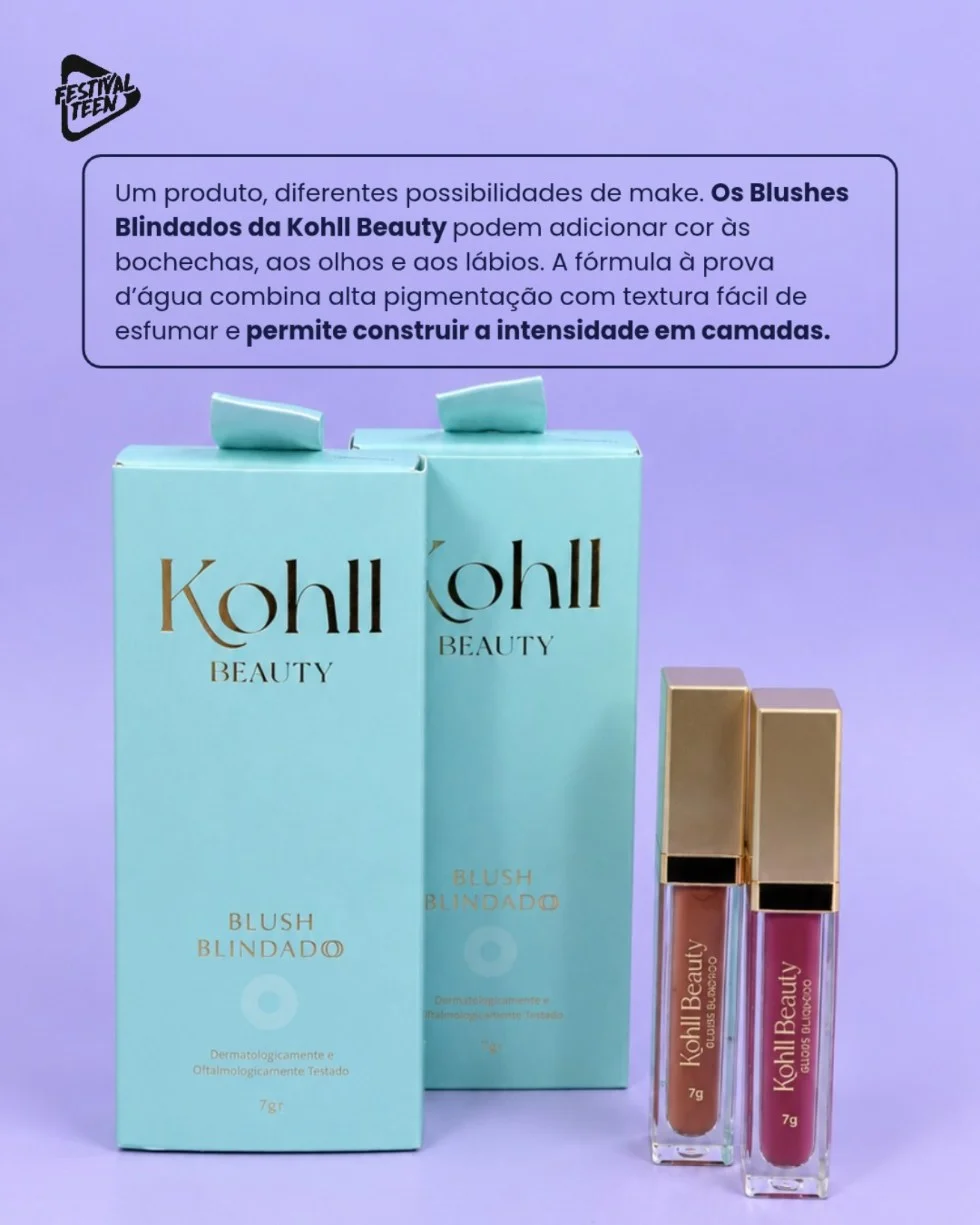 Blush Blindado da Kohll Beauty no RecebidosFT
