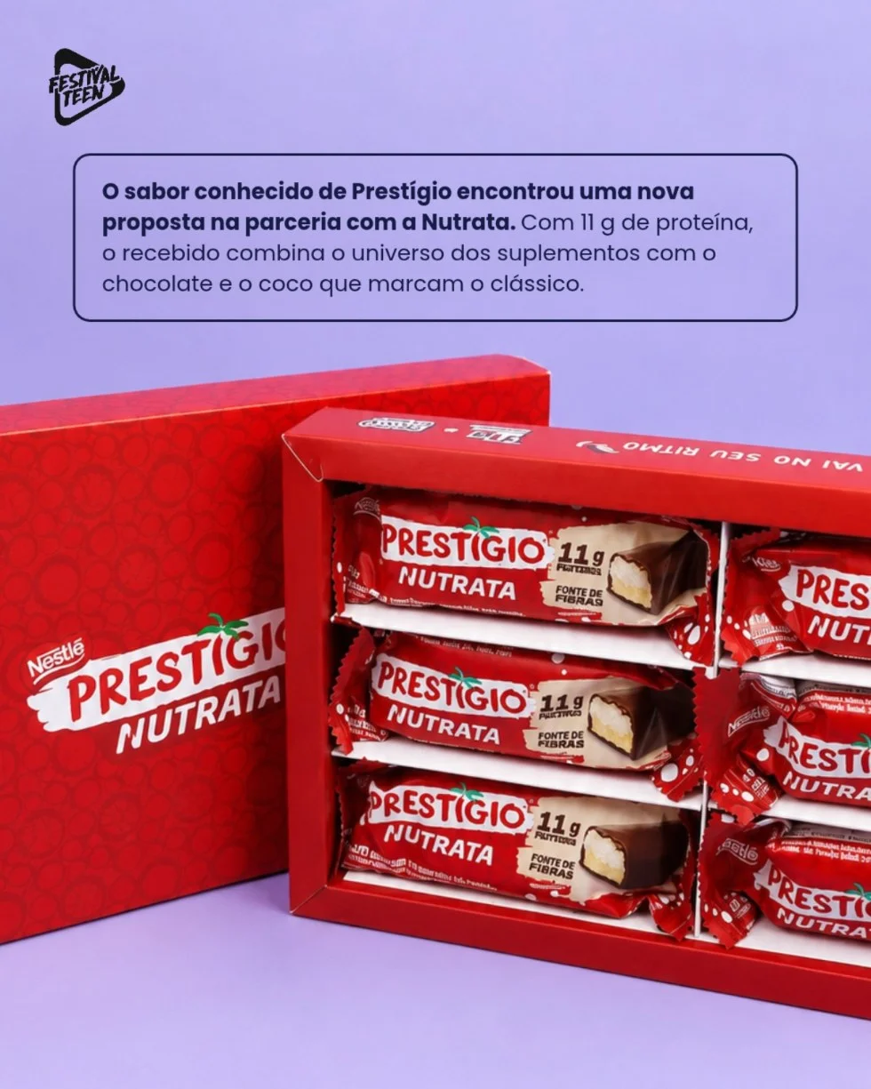 Barra de prote&iacute;na Prest&iacute;gio Nutrata