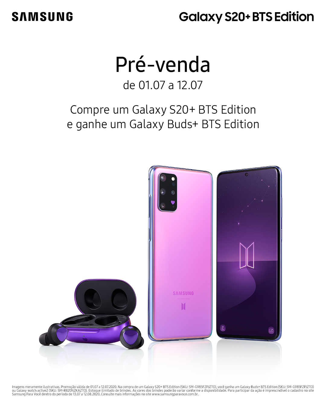 samsung s20  bts comprar
