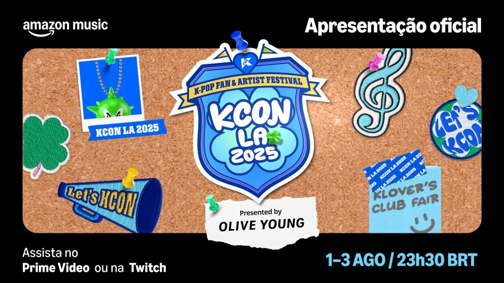 Amazon Music vai transmitir com exclusividade o KCON LA 2025 ao vivo