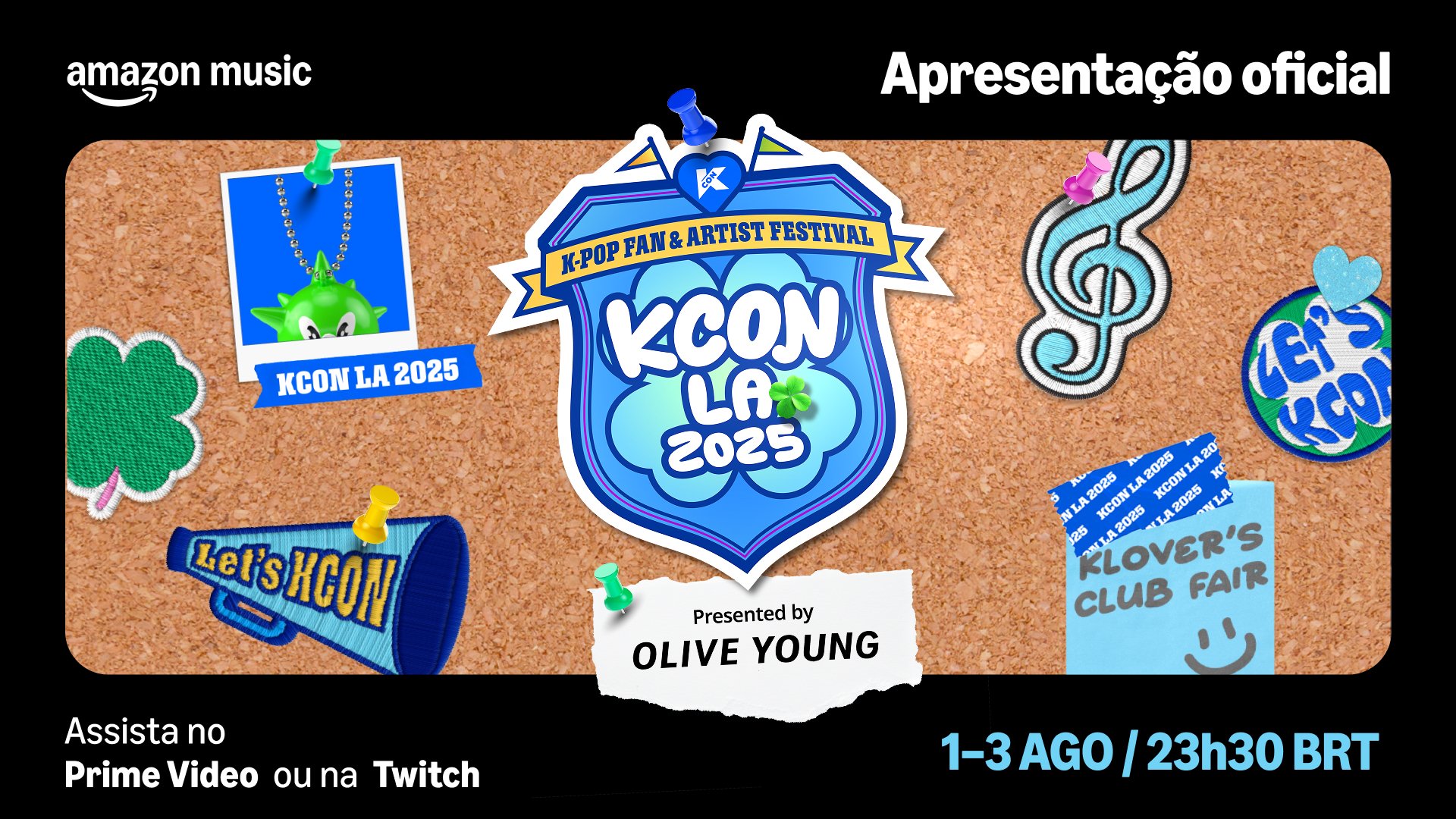 Amazon Music vai transmitir com exclusividade o KCON LA 2025 ao vivo