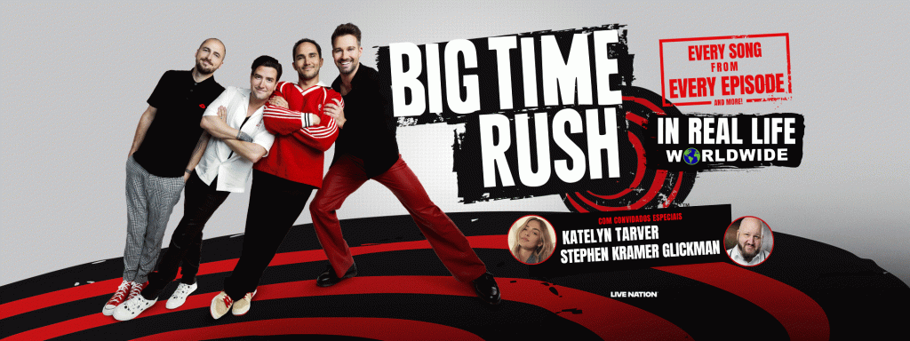Big Time Rush confirma show único em São Paulo e promete nostalgia máxima!