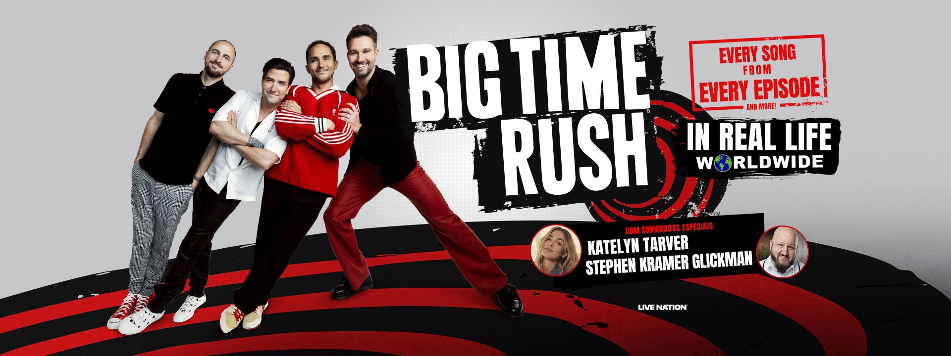 Big Time Rush confirma show único em São Paulo e promete nostalgia máxima!